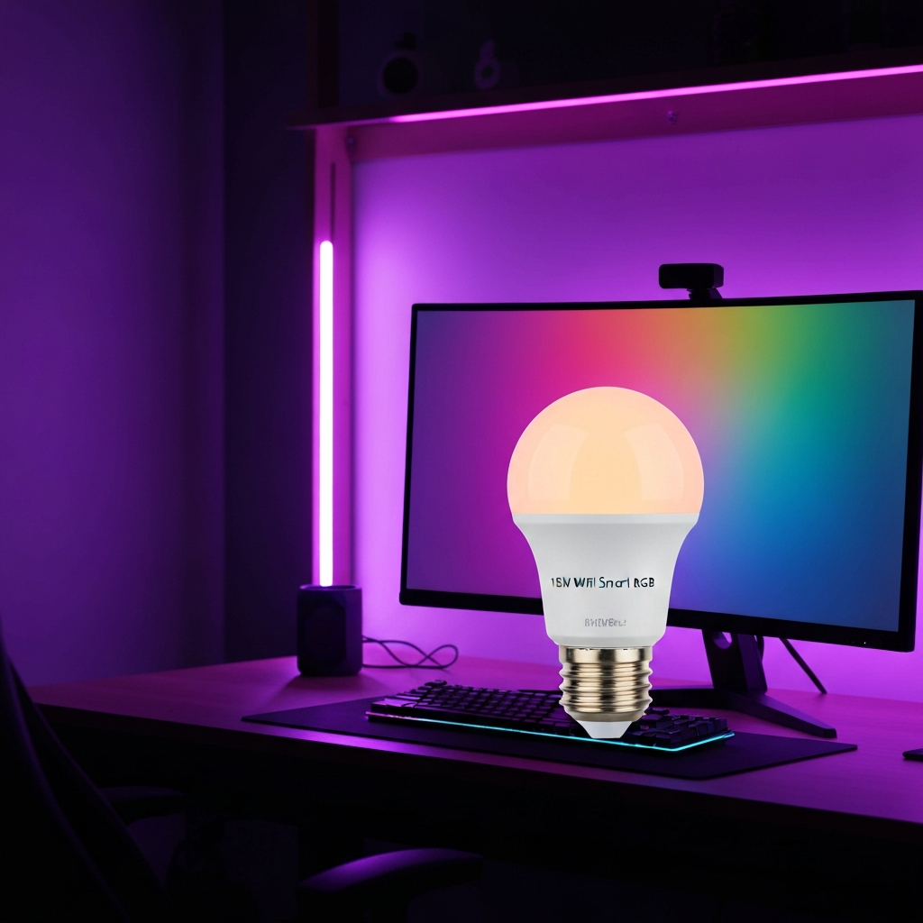 15W WiFi Smart RGB LED Light Bulb