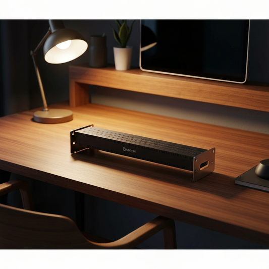 Gaming Desk Cable Management Tray - Under Desk Metal Rack