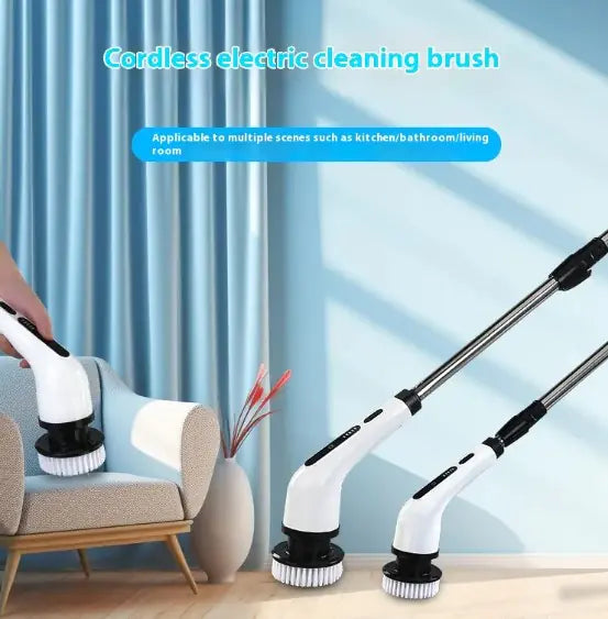Waterproof Electric Cleaning Brush - Power Scrubber for Home Cleaning - close-up | Tech Advancements