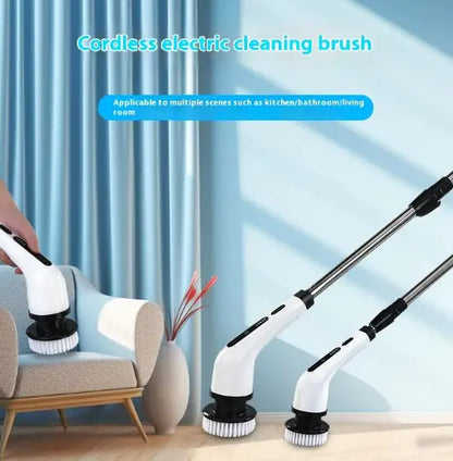 Waterproof Electric Cleaning Brush - Power Scrubber for Home Cleaning - close-up | Tech Advancements