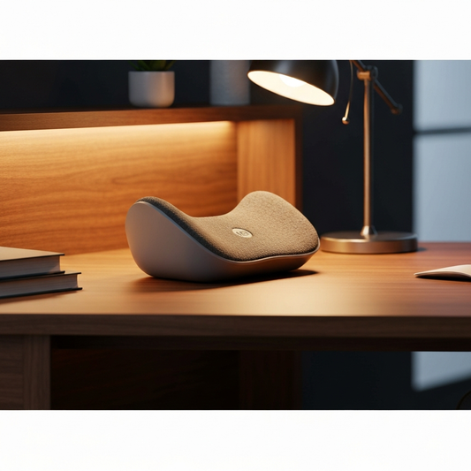 Ergonomic Foot Rest Under Desk - Adjustable Height Memory Foam