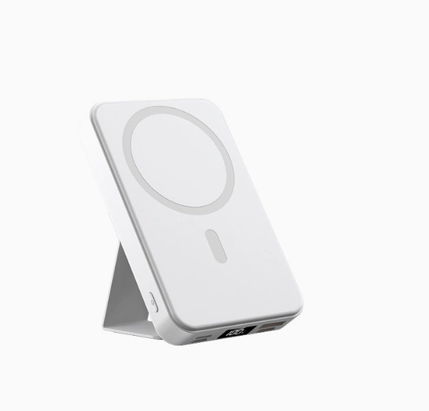 Magnetic Wireless Power Bank - side view | Tech Advancements
