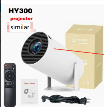 BarrelSmart HD Home Projector - Portable Cinematic Experience - side view | Tech Advancements