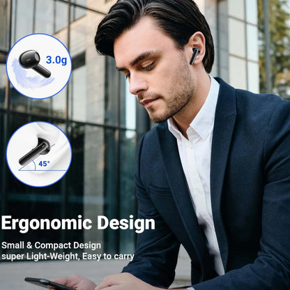 Wireless Bluetooth 5.3 Earbuds - Noise Cancelling TWS - close-up | Tech Advancements
