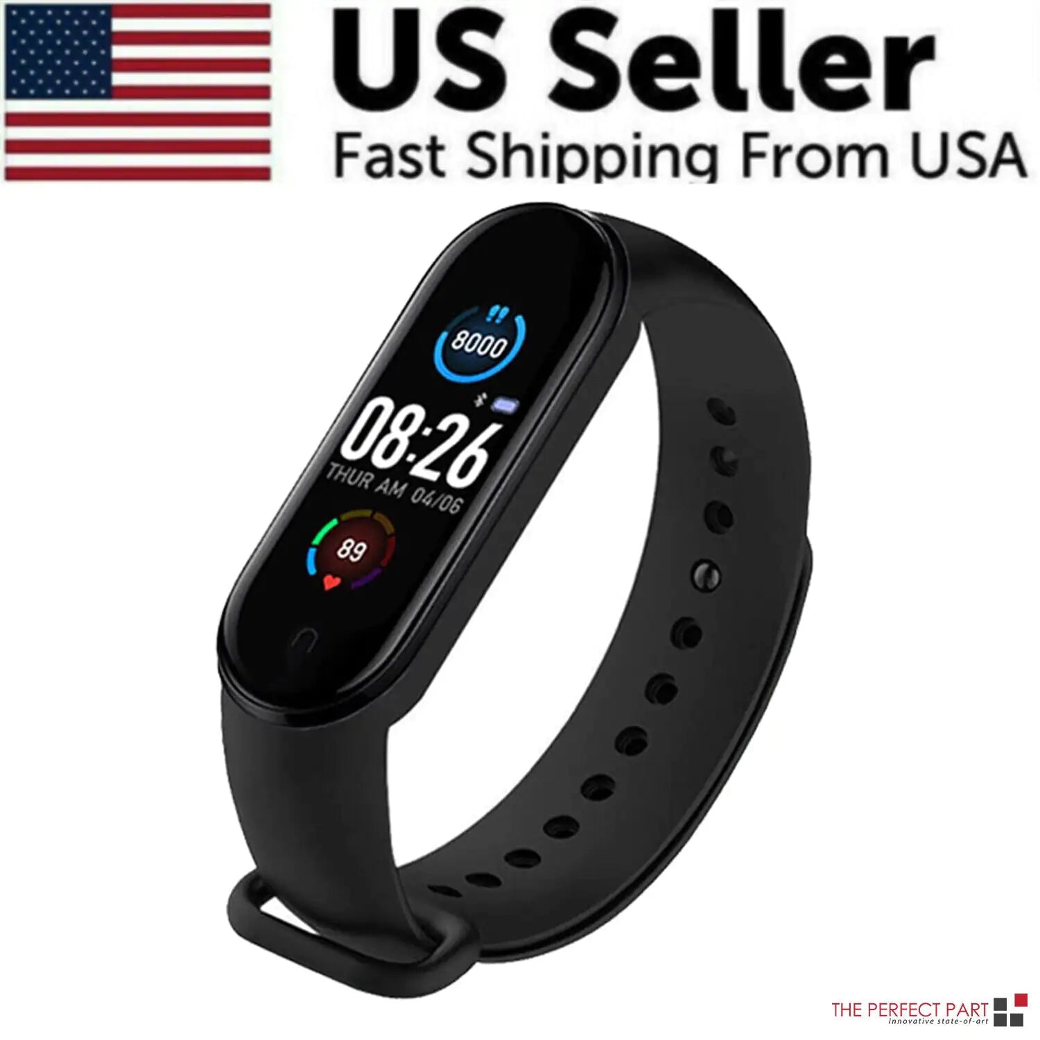 M4 Fitness Tracker Band - Heart Rate & Activity Monitor - close-up | Tech Advancements