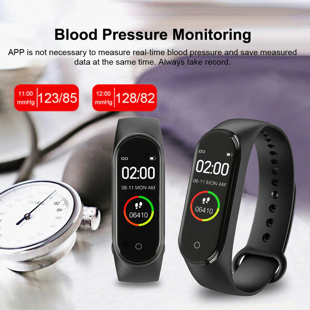 M4 Fitness Tracker Band - Heart Rate & Activity Monitor - close-up | Tech Advancements