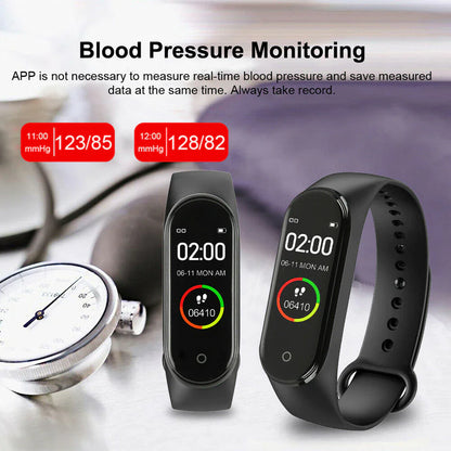 M4 Fitness Tracker Band - Heart Rate & Activity Monitor - close-up | Tech Advancements
