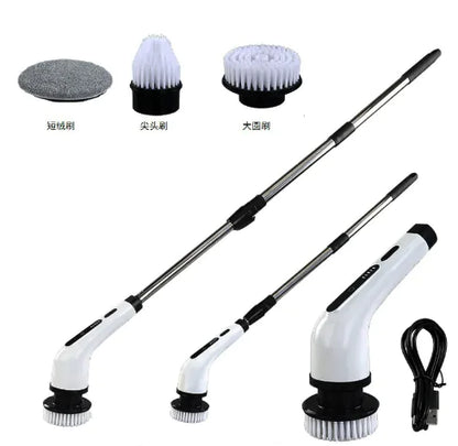 Waterproof Electric Cleaning Brush - Power Scrubber for Home Cleaning - close-up | Tech Advancements