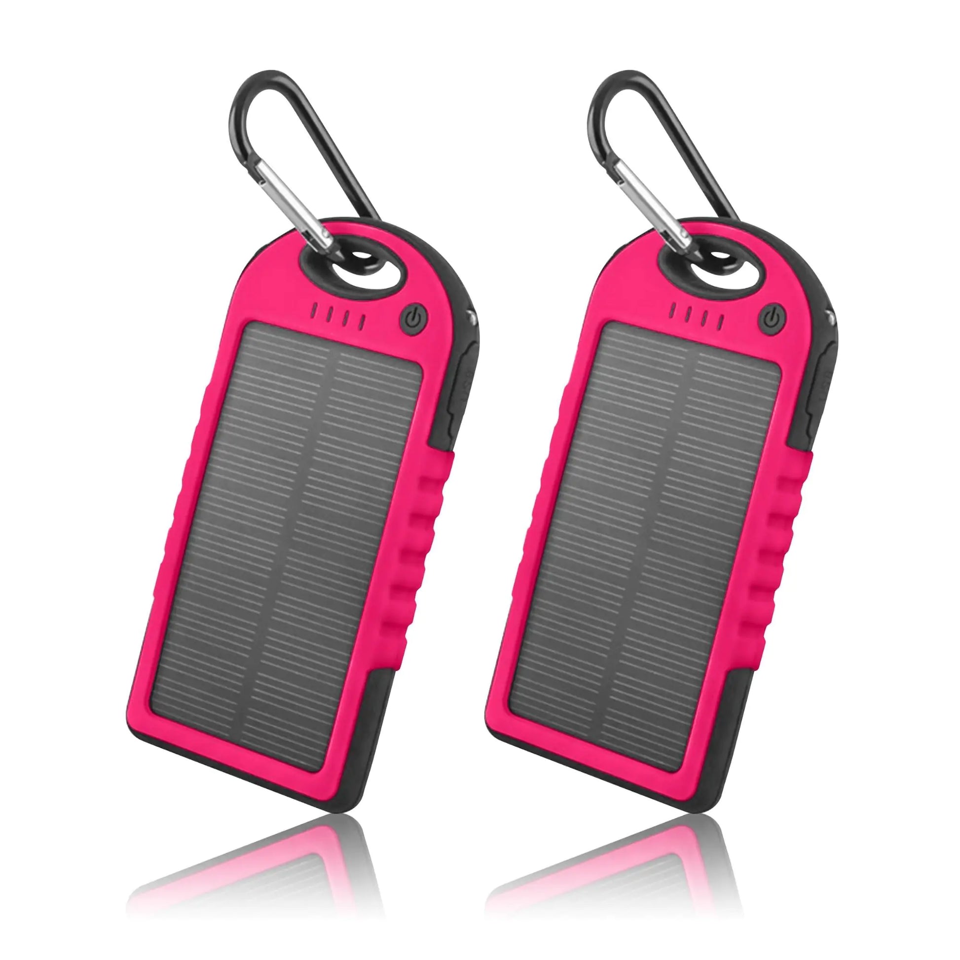 5000mAh Solar Power Bank Phone Charger (2-Pack) - close-up | Tech Advancements