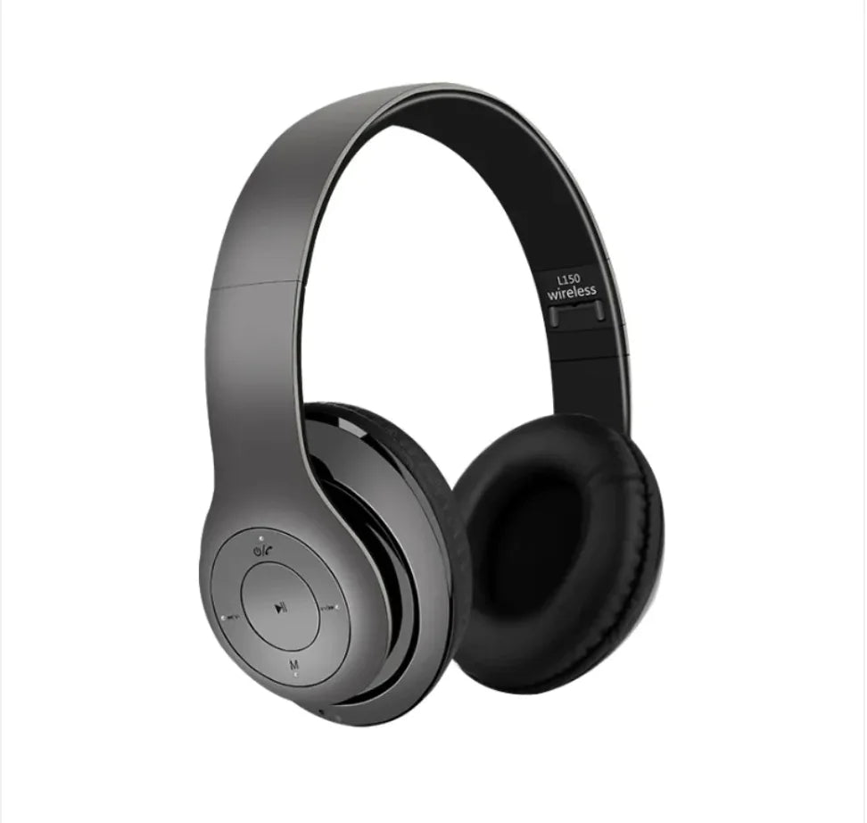 Foldable Bluetooth Gaming Headset - Wireless with Noise-Cancelling Mic - close-up | Tech Advancements