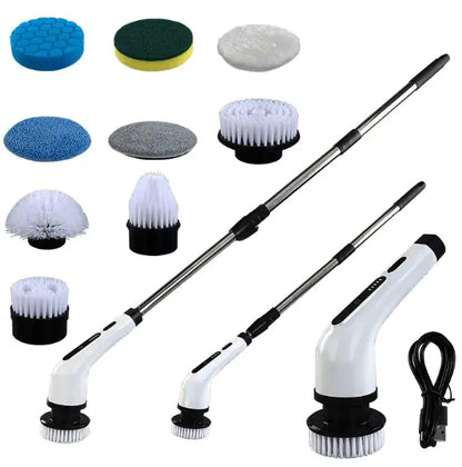 Waterproof Electric Cleaning Brush - Power Scrubber for Home Cleaning - close-up | Tech Advancements