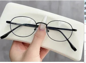 Polygon Metal Anti Blue Light Blocking Glasses - close-up | Tech Advancements