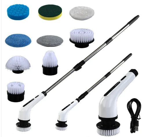 Waterproof Electric Cleaning Brush - Power Scrubber for Home Cleaning - close-up | Tech Advancements