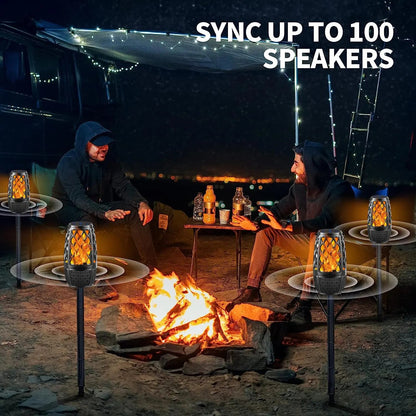 Flame Bluetooth Speaker - Portable & Atmospheric - in use | Tech Advancements