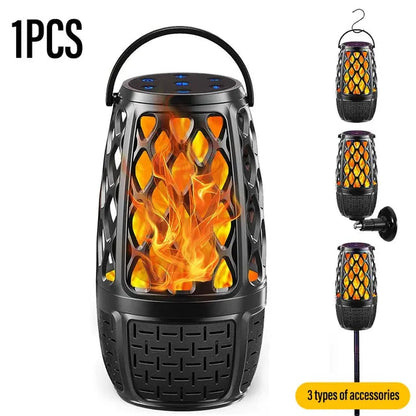 Flame Bluetooth Speaker - Portable & Atmospheric - detailed view | Tech Advancements
