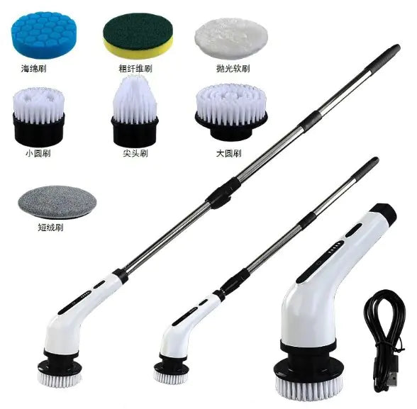 Waterproof Electric Cleaning Brush - Power Scrubber for Home Cleaning - close-up | Tech Advancements
