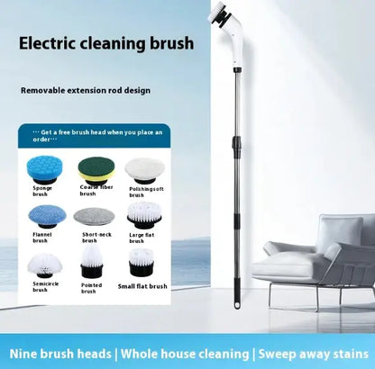 Waterproof Electric Cleaning Brush - Power Scrubber for Home Cleaning - close-up | Tech Advancements