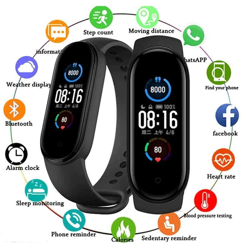 M4 Fitness Tracker Band - Heart Rate & Activity Monitor - close-up | Tech Advancements