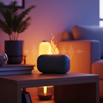 Flame Bluetooth Speaker - Portable & Atmospheric | Tech Advancements Australia
