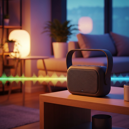 Portable Wireless Bluetooth Speaker with TWS - Rechargeable, LED Lights & Stereo Sound | Tech Advancements Australia