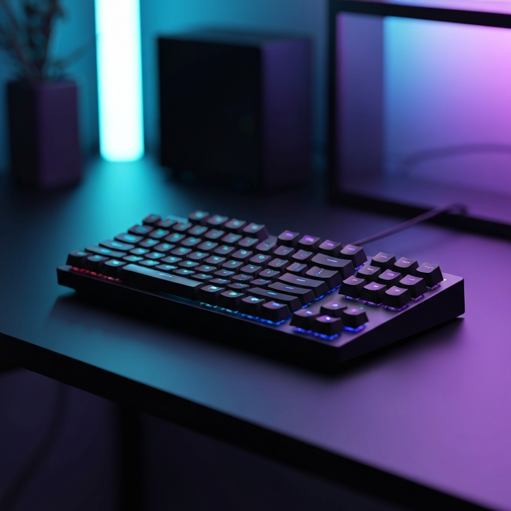 RGB Mechanical Gaming Keyboard - 87 Keys with Blue Switches | Tech Advancements Australia
