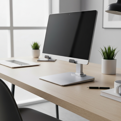 Ergonomic Laptop Stand - Adjustable Height Aluminum Riser | Tech Advancements Australia