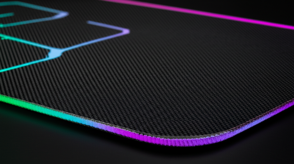 Symphony RGB Luminous Mouse Pad - detail close-up photo