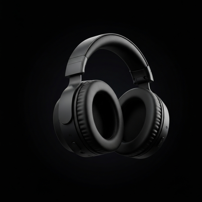 Over-Ear Wireless Headphones with 60H Playtime & Deep Bass - detail close-up photo