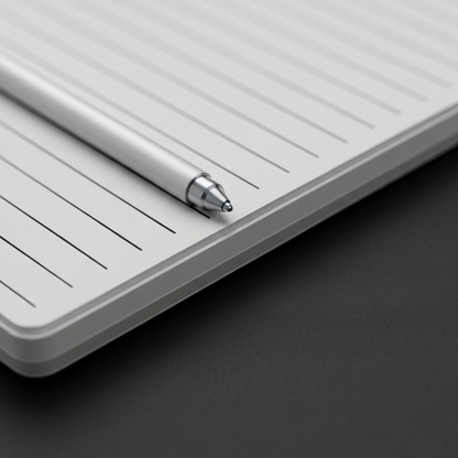Portable Whiteboard - Dry Erase Desktop Notepad A4 - detail close-up photo