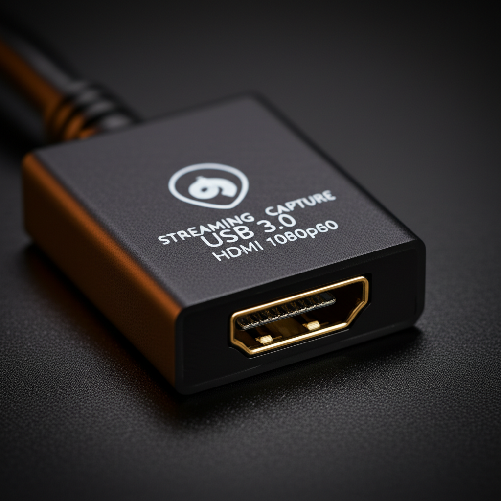 Streaming Capture Card - USB 3.0 HDMI 1080p60 - detail close-up photo