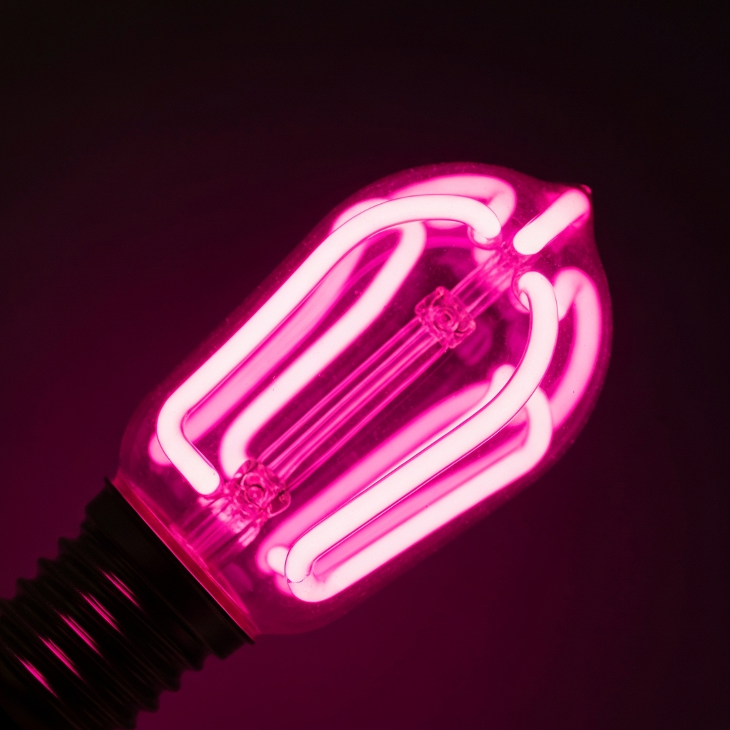 "Game Over? Try Again." Neon Typography Gaming Poster — 18×24 - detail close-up photo