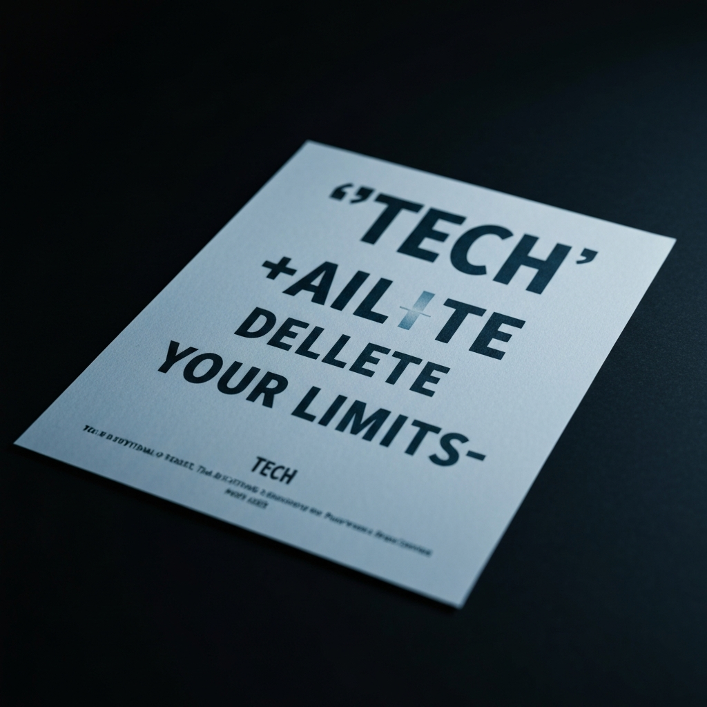 "Ctrl+Alt+Delete Your Limits" Tech Motivational Poster — 18×24 - detail close-up photo