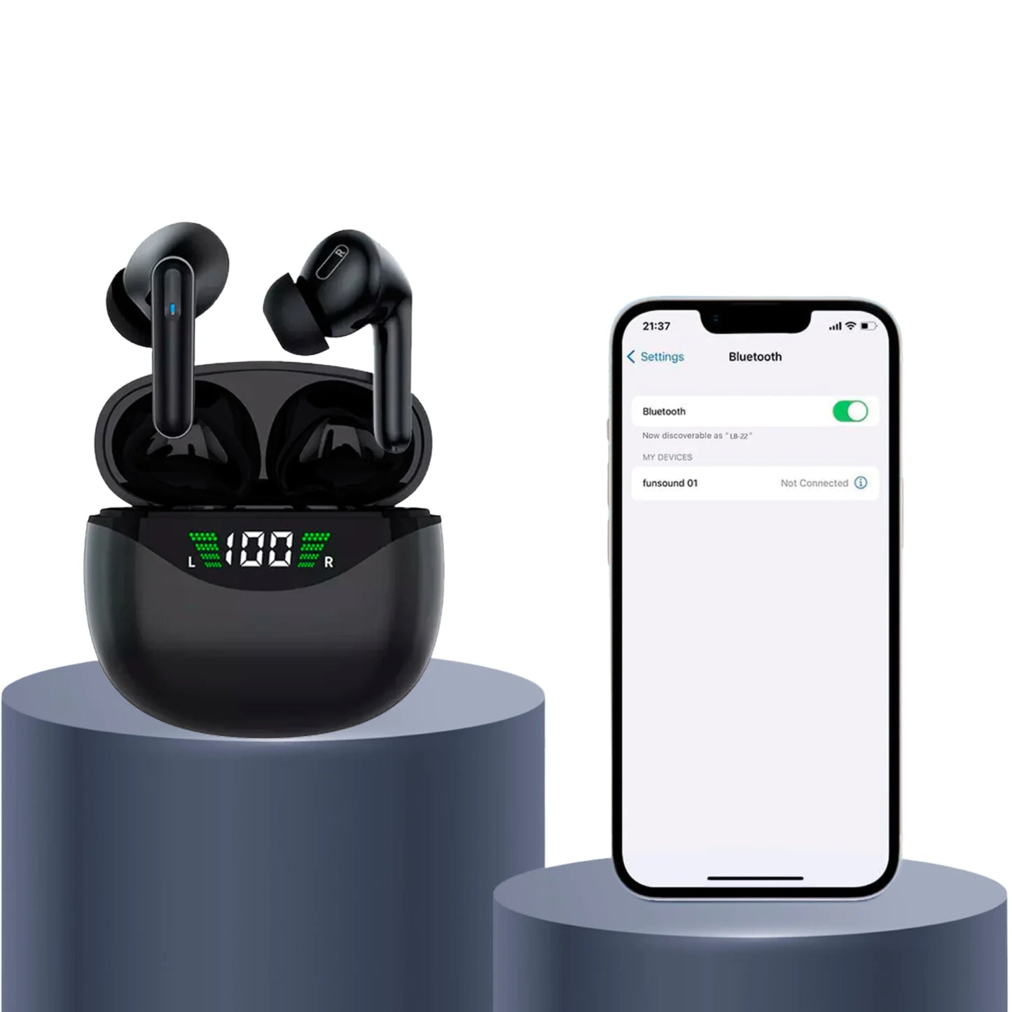 Wireless Bluetooth 5.3 Earbuds - Noise Cancelling TWS - close-up | Tech Advancements