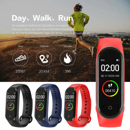M4 Fitness Tracker Band - Heart Rate & Activity Monitor - close-up | Tech Advancements