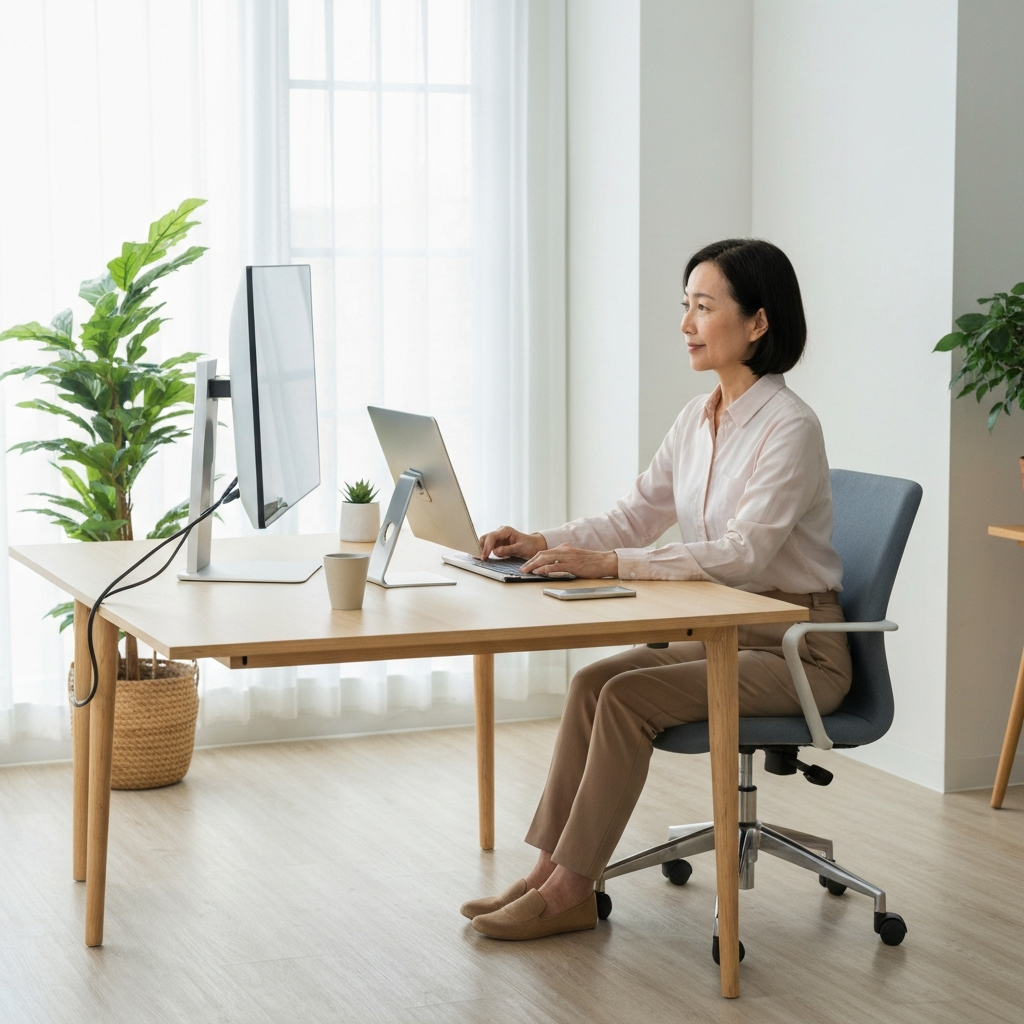 Adjustable Tablet & Phone Stand for Desk - Aluminum Alloy - lifestyle product photo