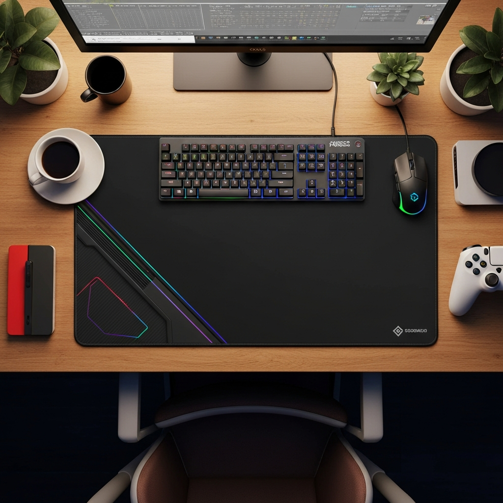 Extended RGB Gaming Mouse Pad - XXL 800x300mm - lifestyle product photo