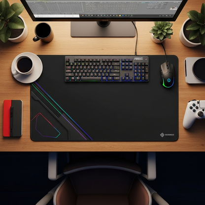 Extended RGB Gaming Mouse Pad - XXL 800x300mm - lifestyle product photo
