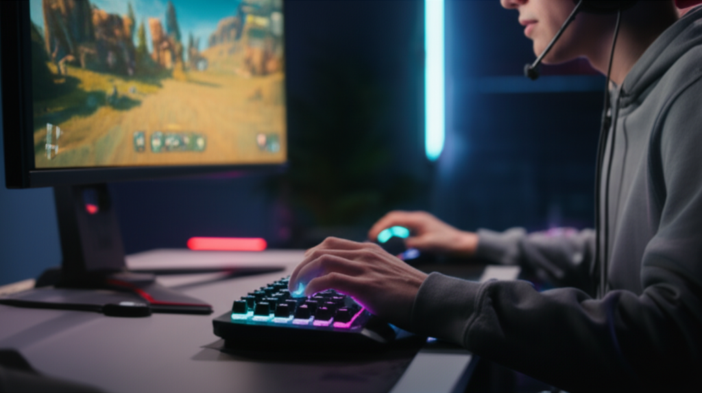 Wireless Keyboard and Mouse Combo - Slim & Quiet - lifestyle product photo