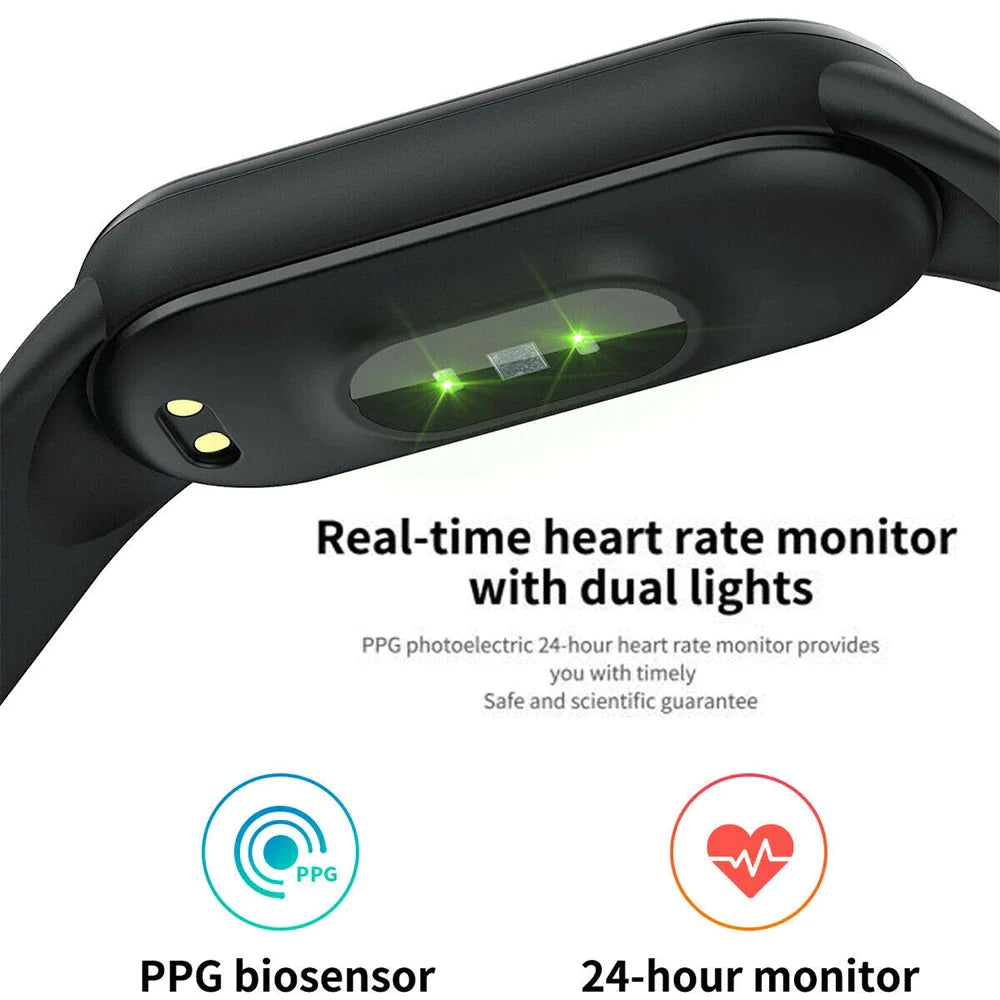M4 Fitness Tracker Band - Heart Rate & Activity Monitor - close-up | Tech Advancements