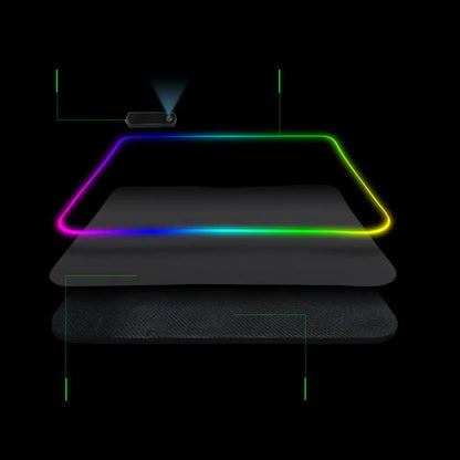 Symphony RGB Luminous Mouse Pad - in use | Tech Advancements