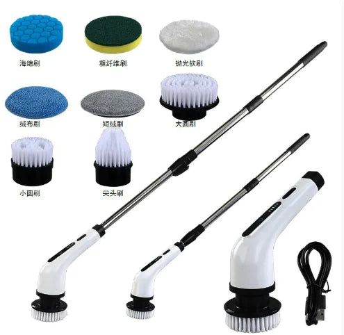 Waterproof Electric Cleaning Brush - Power Scrubber for Home Cleaning - in use | Tech Advancements