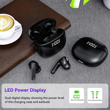 Wireless Bluetooth 5.3 Earbuds - Noise Cancelling TWS - close-up | Tech Advancements