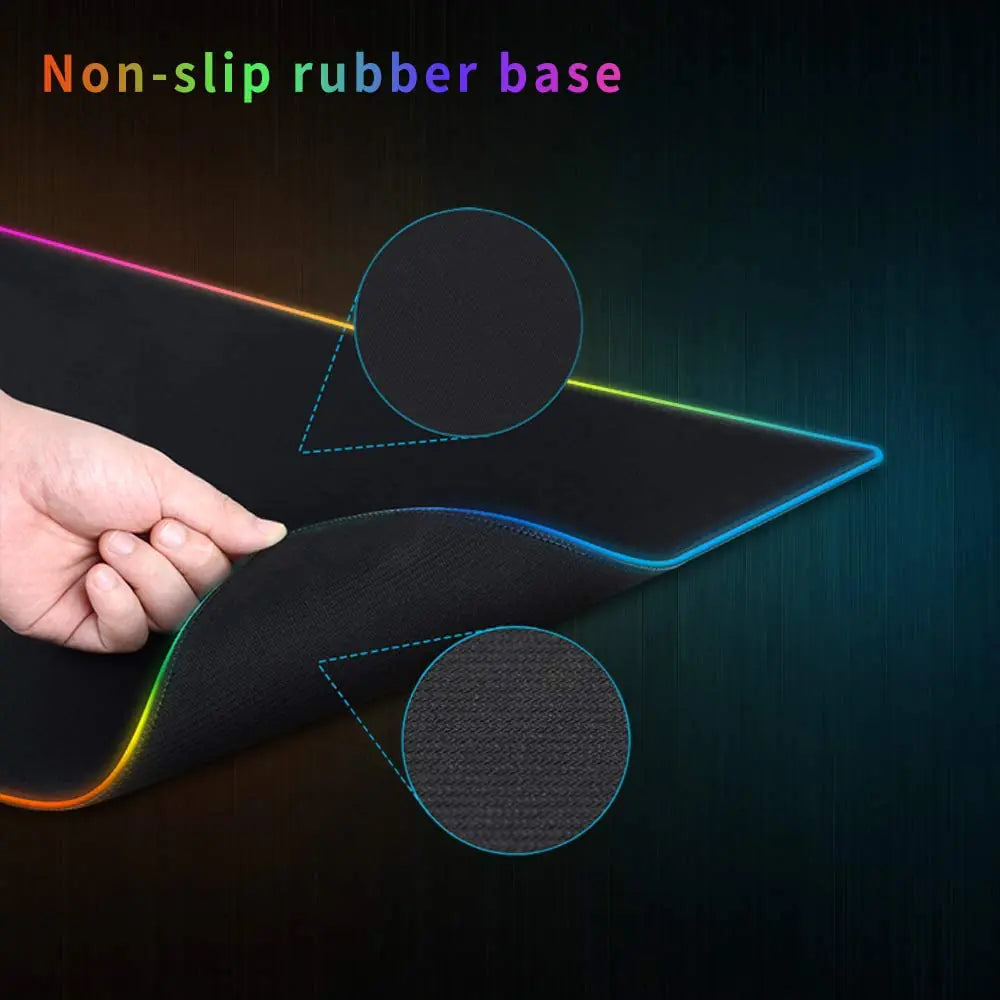 Gamer LED Mouse Pad Waterproof - in use | Tech Advancements