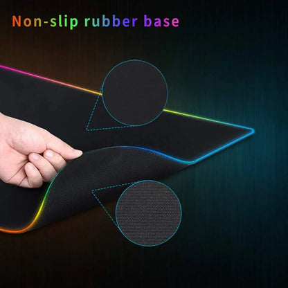Gamer LED Mouse Pad Waterproof - in use | Tech Advancements